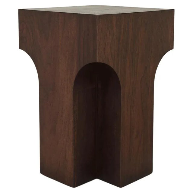 Brown Amud Side Table by Selma Lazrak For Sale - Image 8 of 8
