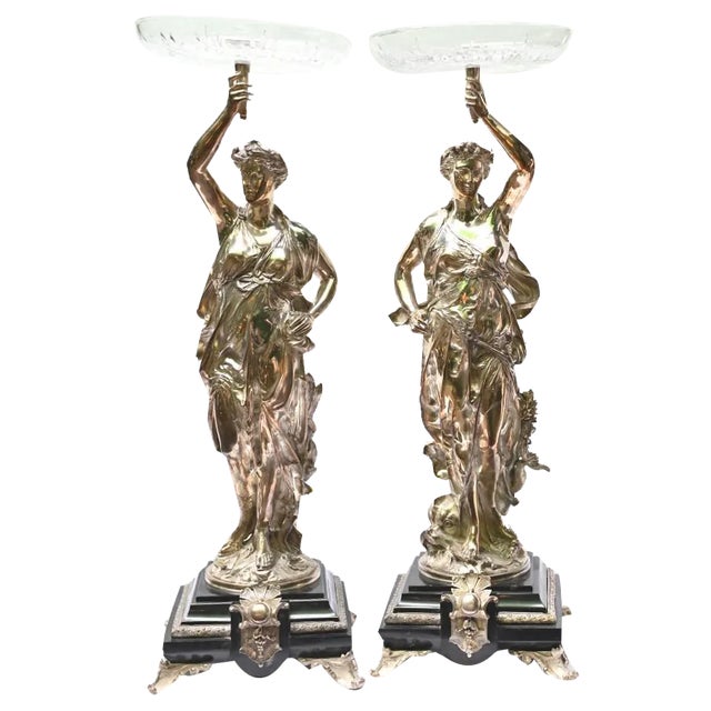 Gregoire Bronze Figurines, Set of 2 For Sale