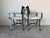1980s Vintage Shaver Howard Modernist Industrial Brushed Steel Armchairs – Pair For Sale - Image 5 of 12