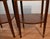 1940s Pair Biggs Virginia English Sheraton Mahogany Side Tables / End Tables For Sale - Image 15 of 18
