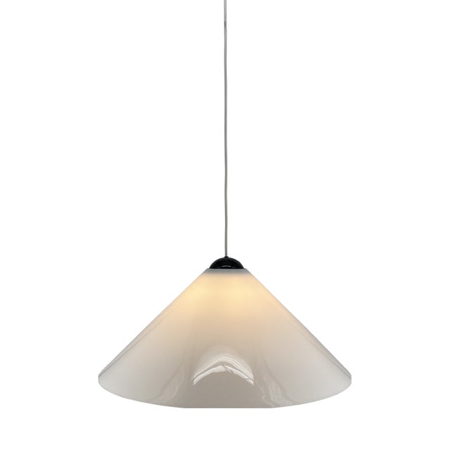 Snow Pendant Lamp by Vico Magistretti for Oluce, Italy, 1970s For Sale