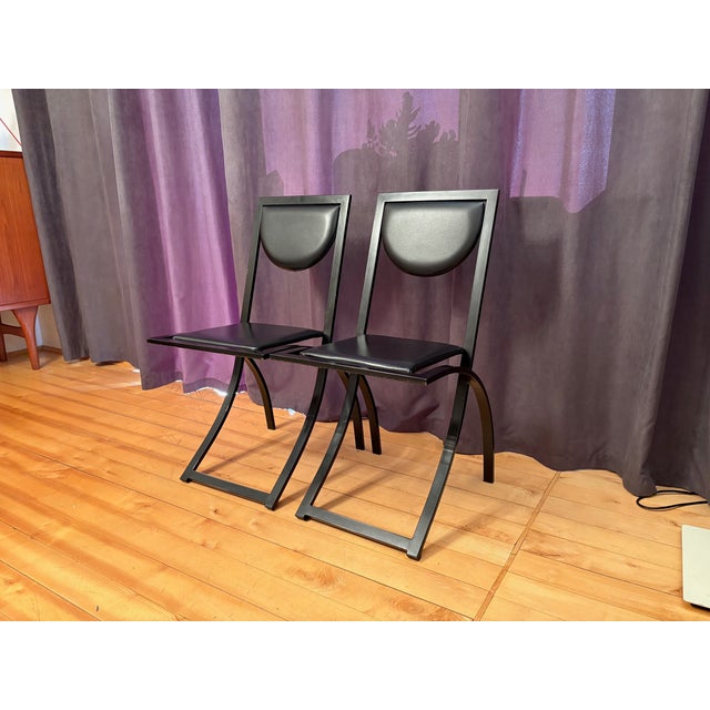 Postmodern Set of Sinus Chairs by Karl Friedrich Förster, 1980s For Sale - Image 3 of 12