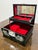 Asian Korean Black Lacquer + Mother of Pearl Locking Jewelry Box, Small For Sale - Image 3 of 12