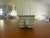 Mid-Century Modern Vintage Roseville Pottery “Gardenia” Window Box Planter, Green, Shape 668-8 For Sale - Image 3 of 6