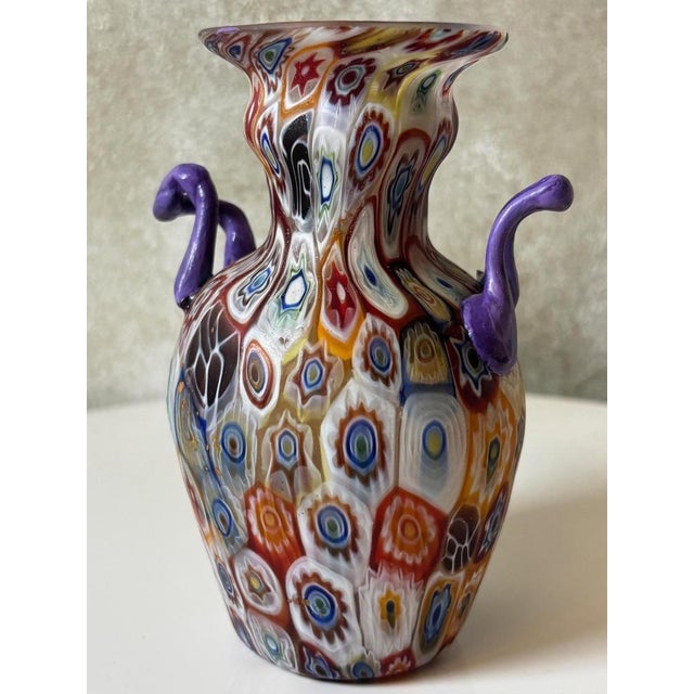 Vintage Vase in Murano Glass from Fratelli Toso, 1920 For Sale - Image 10 of 12