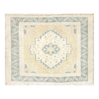 1960s Turkish Oushak Rug For Sale