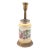 1950s Hand-Painted Floral Porcelain Table Lamp With Cast Brass Acanthus Base For Sale