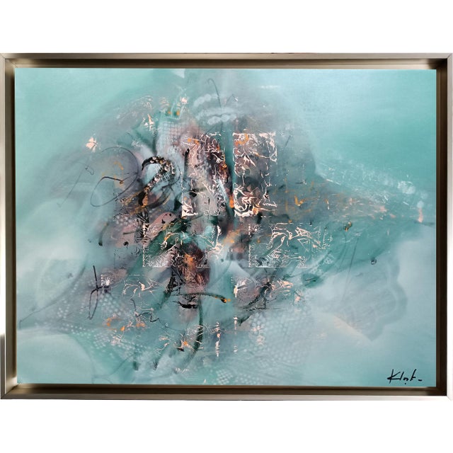 In this work from the series “Calligraphies of Forgetting”, painting becomes a territory where time is no longer linear....