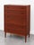 Elegant Danish Mid-Century Modern high chest of drawers, attributed to Poul Volther, dating from the 1960s. The chest...