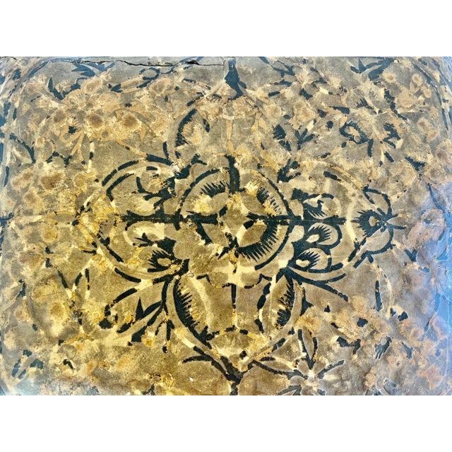 Paper 19th C. Chinese Papier Mache Box For Sale - Image 7 of 13