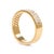 Indulge in the exquisite allure of this captivating diamond band ring, handcrafted in lustrous 14K yellow gold. This...