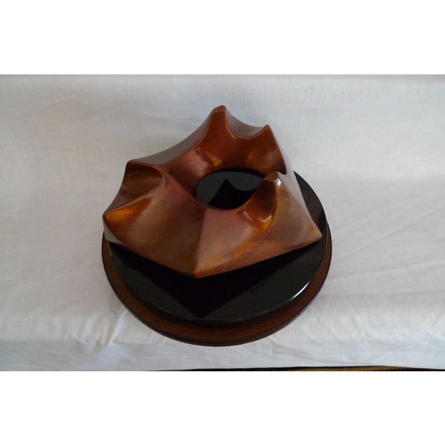 Late 20th Century Modern Bronze Sculpture, Gordon Newell's 'Caldera' - Set of 4 Pieces For Sale - Image 9 of 10