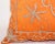 Orange Orange Accent Throw Pillow Embellished With Sequins and Beads For Sale - Image 8 of 16