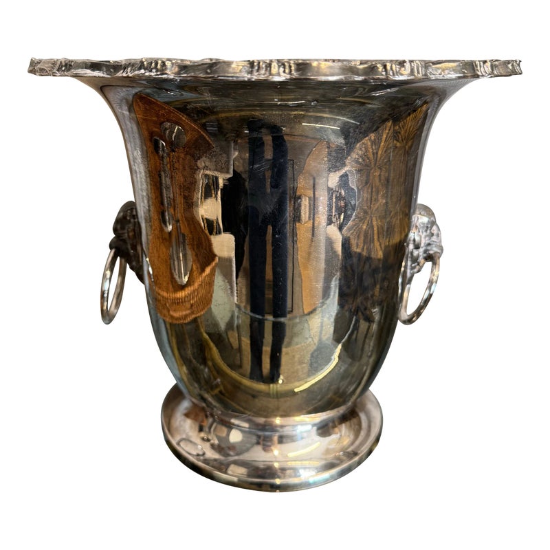 Lions Head Handled Ice Bucket