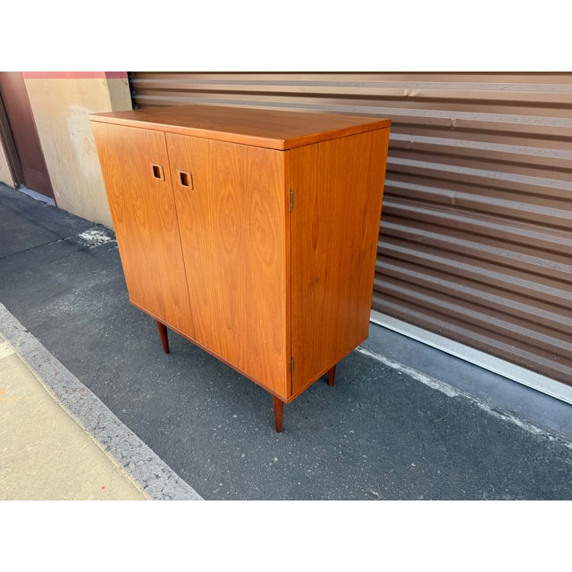 Hans Olsen Vintage Danish Modern Teak Cabinet From Hans Olsen For Sale - Image 4 of 6