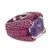 Vintage 10.00 Carat Amethyst Ruby 18k Gold Cocktail Ring, Size 6.5 For Sale - Image 4 of 6