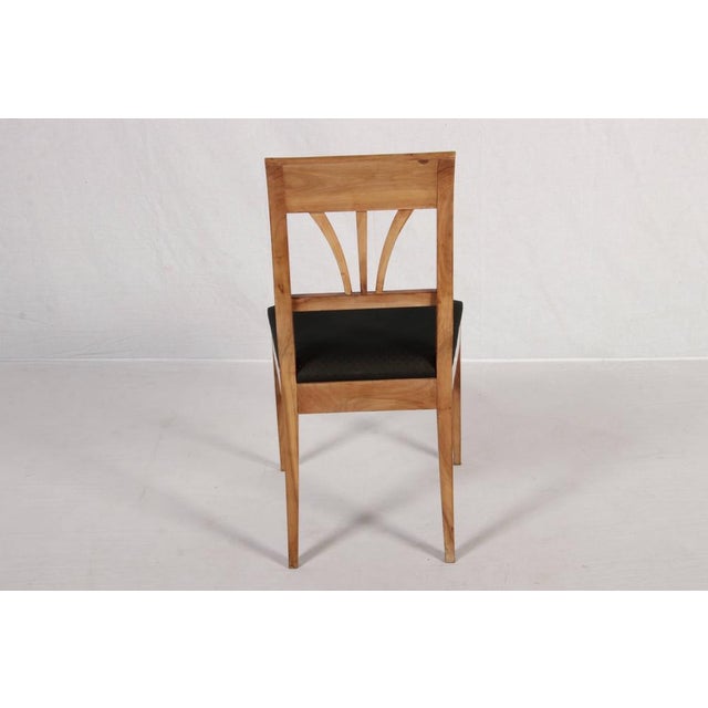 Antique Biedermeier Chairs in Cherry Wood, 1820, Set of 4 For Sale - Image 17 of 18
