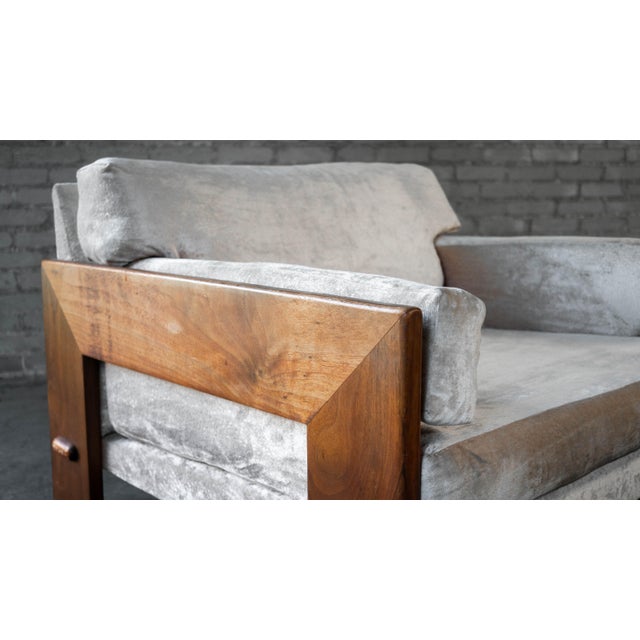 1960s 1960s Attributed to Adrian Pearsall for Craft Associates Lounge Chairs - A Pair For Sale - Image 5 of 18