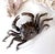 Metal Japanese Bronze Crab Okimono Meiji Signed Yasunosuke For Sale - Image 7 of 13
