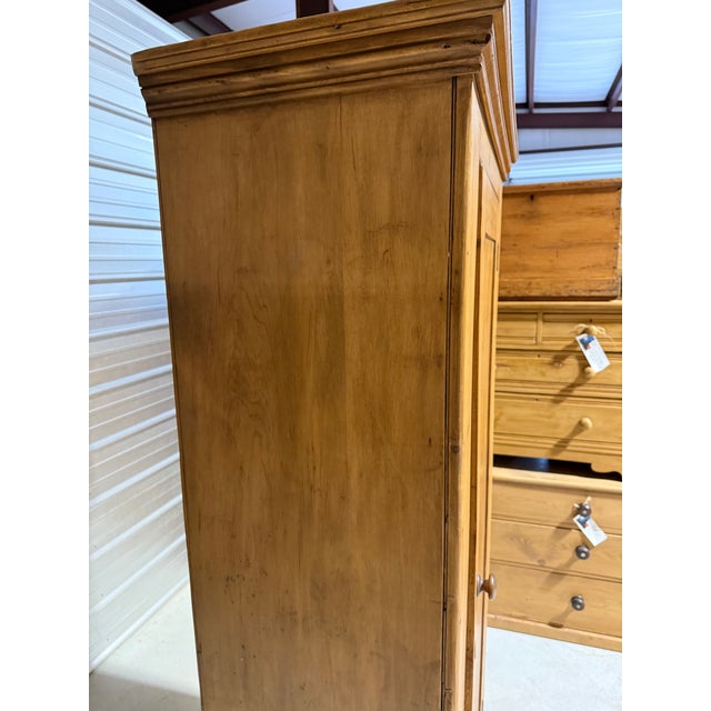 Antique Pine Single Door Cupboard From England For Sale - Image 9 of 18