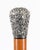 Antique English Silver Topped Walking Stick Cane For Sale - Image 10 of 14