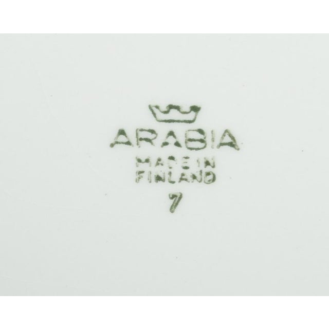 1960s Ali Faience Plates by Raija Uosikkinen for Arabia, Finland, 1960s, Set of 12 For Sale - Image 5 of 6