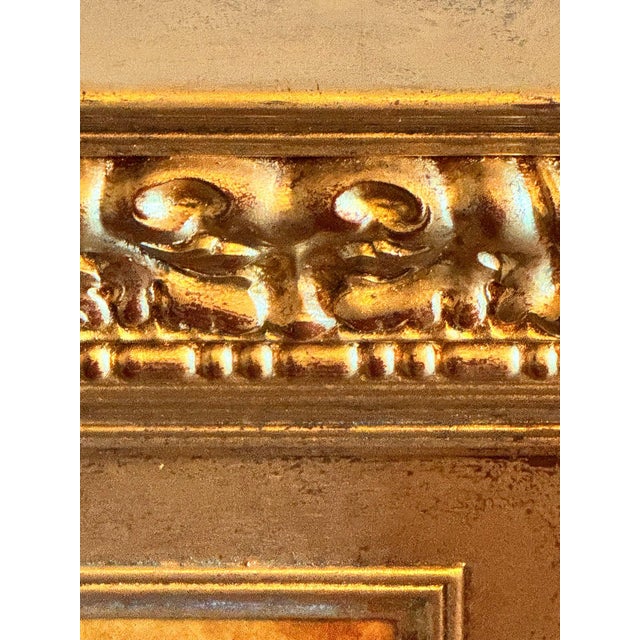 Exceptional Original Ink on Plaster Venezia Island of San Giorgio by the Twins Bugagiar For Sale - Image 12 of 13