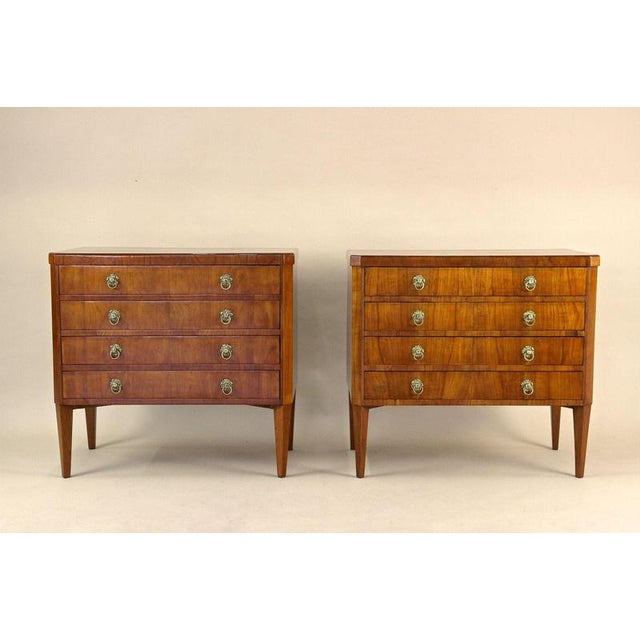 Austrian Biedermeier Cherrywood Chest of Drawers, 1830s For Sale - Image 14 of 15