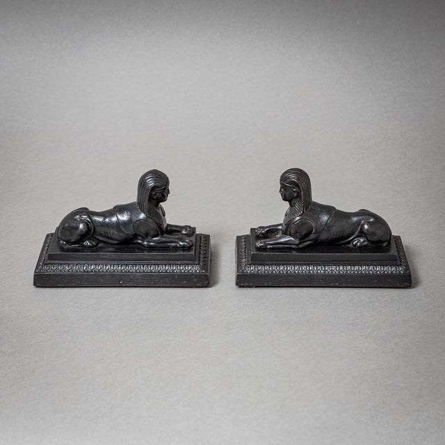 Early 19th Century Pair of Berlin Iron Sphinxes For Sale - Image 12 of 18