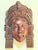 Brown Pair of Vintage Balinese Rama & Sita Hand-Carved Wood Theatrical Wall Masks For Sale - Image 8 of 15