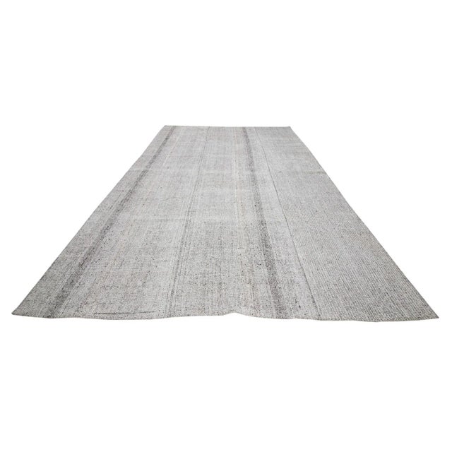 Handwoven vintage kilim rug from Adana region of Turkey. Approximately 50-60 years old. In very good condition