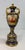 This Antique hand painted Royal Vienna porcelain cobalt and gold lidded urn is a stunning piece from the Victorian era,...