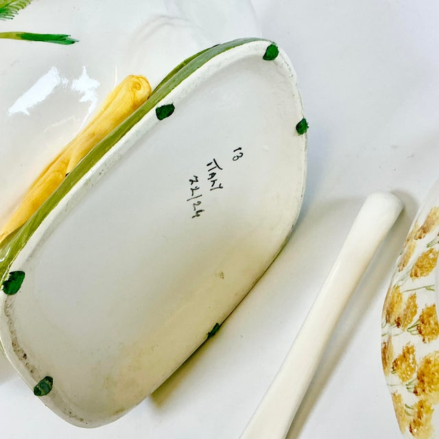 Mid-Century Italian Boho Chic Rustic European Duck Soup Tureen - Easter. For Sale - Image 15 of 18