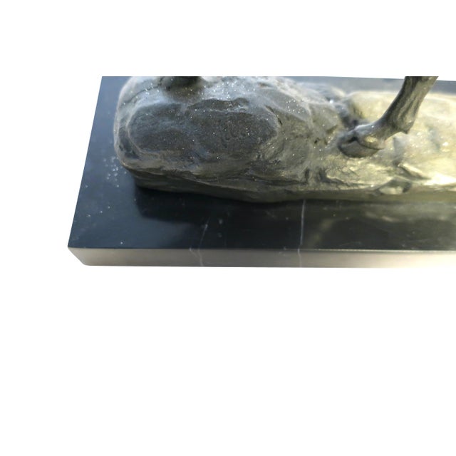 Miguel Fernando Lopez 'Milo' Bronze Deer Statue For Sale - Image 11 of 18