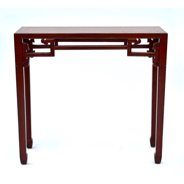 Antique Chinese Lacquer Console Table | Chairish