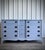 Blue Vintage French Provincial Style Dresser in French Blue With Dark Bronze Hardware For Sale - Image 8 of 8
