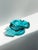 1960s Mid-Century Modern Murano Ashtray in Teal, 1960s For Sale - Image 5 of 6