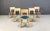 1960s Model 66 Dining Chairs attributed to Alvar Aalto for Artek, 1960s, Set of 5 For Sale - Image 5 of 17
