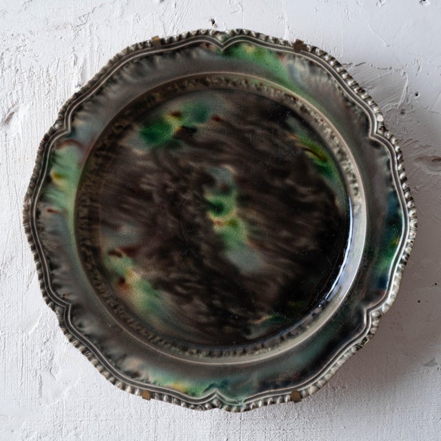 English Pair of Whieldon-Type Creamware Plates, c.1760 For Sale - Image 3 of 14