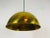 Polished Brass Pendant Lamp by Florian Schulz, 1970s For Sale - Image 8 of 10