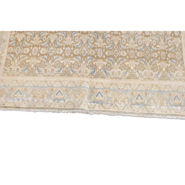 Brown Vintage Tabriz Rug 3'8'' x 5'6'' For Sale - Image 8 of 12