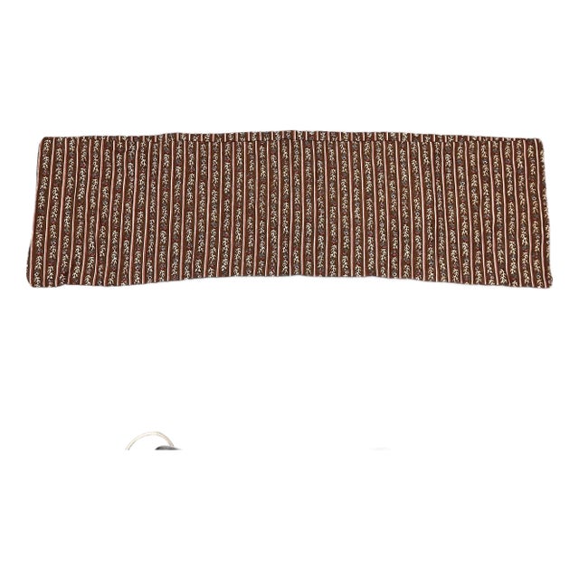 Lisa Fine “Nicobar” Long Pillow Cover in Cocoa For Sale