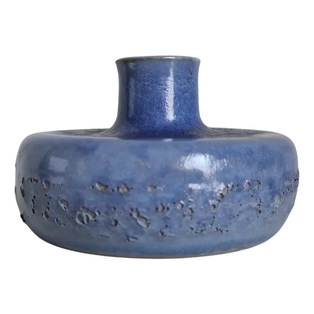 20th Century French Ceramic Soliflore Vase in the shape of a Pebble, 1960s For Sale