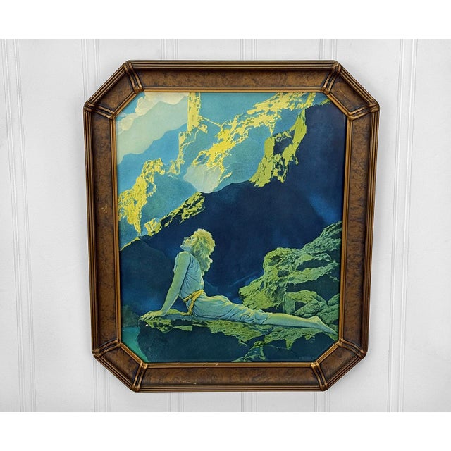 An Original “Wild Geese” Framed Lithograph by Maxfield Parrish, c.1920's - Lithograph by Reinthal & Newman - Unusual &...