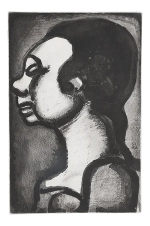Georges Rouault, "Femme Hideuse From the Reincarnations Du Pere Ubu", French Expressionist Print