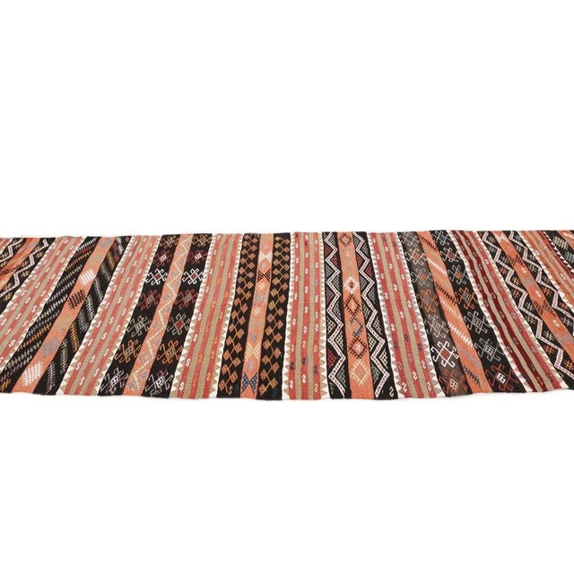 Mid 20th Century Vintage Turkish Kilim Runner For Sale - Image 4 of 7