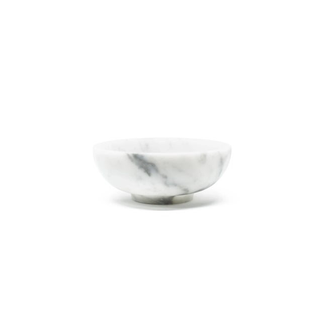 Not Yet Made - Made To Order Rice Bowl in White Carrara Marble For Sale - Image 5 of 10
