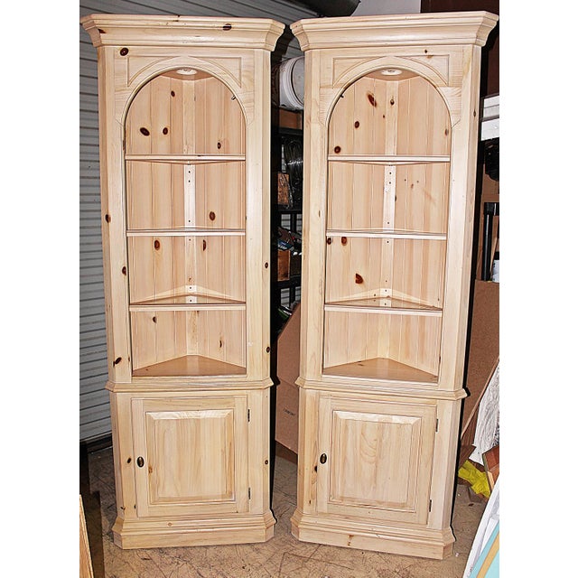 LinkTaylor Pine Corner A Pair Chairish