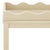 Early 21st Century Darlyn Scalloped Rectangle Accent Table in Sand For Sale - Image 5 of 9