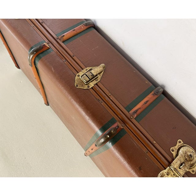 Large Trunk by Leder Schüler Hamburg, 1960s For Sale - Image 4 of 18